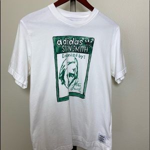 Adidas SZ L Stan Smith Tee Man's T-Shirt Training Jersey 100% Organic Cotton